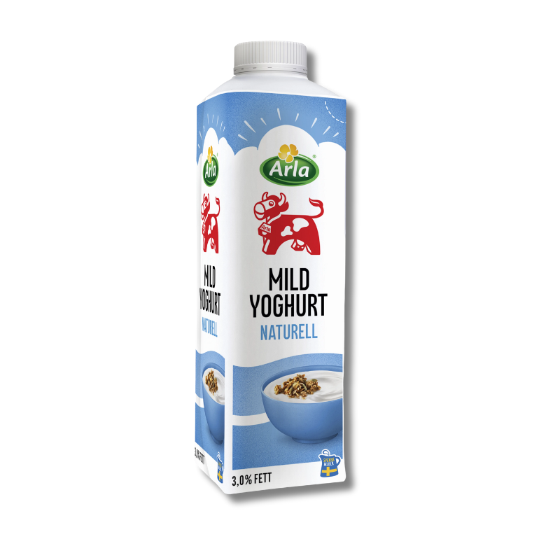 Yoghurt mild naturell 3% 1kg
